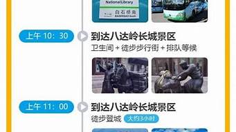 北京自助游路线安排一览表_北京自助游路线安排一览表最新