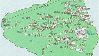 北京香山公园地图_北京香山公园地图高清版