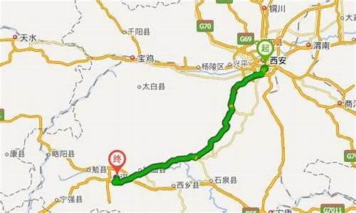 洋县到西安骑行路线_洋县到西安骑行路线图